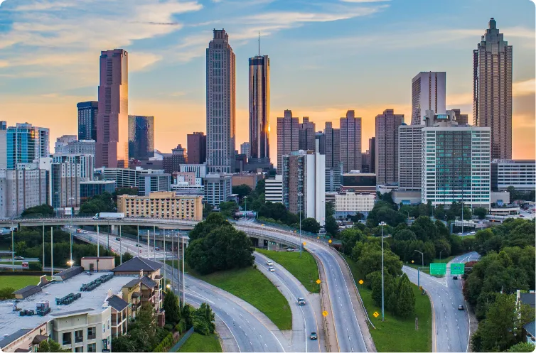 skyline of downtown atlanta