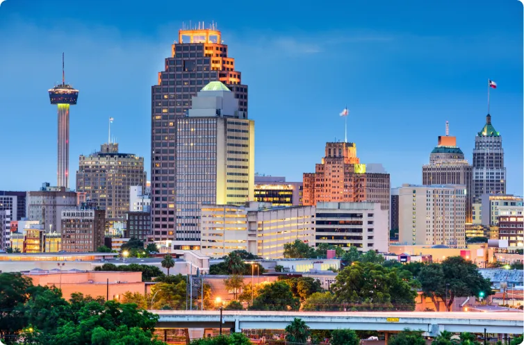 skyline of san antonio